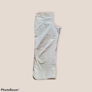 Talbots Heritage Capris 8P Tan Side Zip w/Button